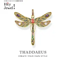 YIRAN Jewelry Hänge Gyllene Trollslända , Spring Brand Smycken Böhmen Lekfullt 925 Sterlingsilver Var Färgstark Glad Gratis Gåva För Kvinnor