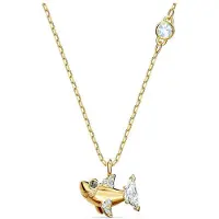 Swarovski Liten Haj Nyckelbenshalsband Damhalsband Guld 5522853 Box (Random Color) beige