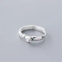 YIRAN Jewelry Ny mode söt gris smycken personlighet söt djur gris populär utsökt öppen ring