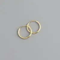 YIRAN Jewelry Wantme Äkta 925 Sterling Silver Mode Koreanska Enkla Creolörhängen För Kvinnor Män Charmiga Chic Fest Smycken Accessoarer