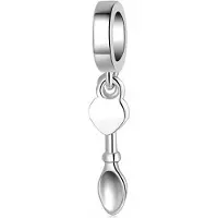 YIRAN Jewelry 925 Sterling Silver Köksredskap Berlockpärlor Tillbehör Passar Original DIY Armband Smycken white
