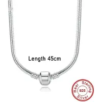 YIRAN Jewelry Original 925 Sterling Silver Ormkedja Armband Säkert Hjärtlås Pärlor Berlocker Armband För Kvinnor DIY Smyckestillverkning white