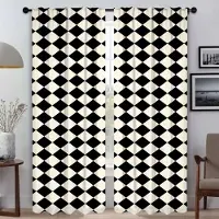 Household supplies MH Moderna vardagsrumsgardiner 2 stycken Rutig fönstergardin Gardiner för sovrumsavdelning Halloween-dekoration Kök Mörkläggande W50xH70cmx2pcs-CL
