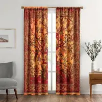 Household supplies MH 2 st Boho Hippie Fönstergardiner - Livets Träd Rumsdekor för Sovrum, Vardagsrum, Sovsal - Mjuk och Stilfull Heminredning 210x230cm