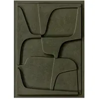 PanitingArt Nordisk 3D-effekt Geometrisk dukmålning Väggkonst Abstrakta Minimalistiska linjer Konstverk Estetiska affischtryck för vardagsrummet Heminredning Väggmålning 50x70cm No Frame