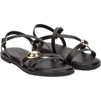Wonders för kvinnor. AB-1823_941_5792 Musa 23 skinnsandaler svart (38), Hud, Karta, Spänne, Casual
