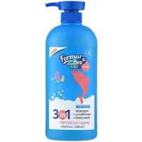American Crew Formal Bee, 3-i-1 Peach, hårschampo, balsam & duschgel 3-i-1, 1000 ml för barn
