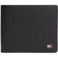 Tommy Hilfiger Perforated Leather Card And Coin Wallet