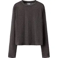 Name it Tröja - Mesh - NkfLikka - Chocolate Brown - - 11-12 år (146-152) - Tröja