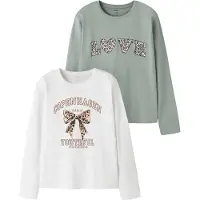 Name it T-shirt 'NKFVEEN' beige / vass / vit