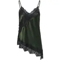 ONLY Topp 'ONLINDONA' oliv / svart