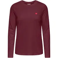 JDY T-shirt 'JDYPISA' vinröd