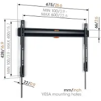 Vogel's Vogels TVM 3605 TV-väggfäste 101,6 cm (40) - 254,0 cm (100)