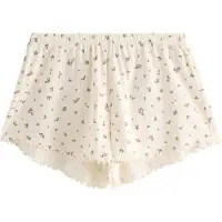 Lindex Pyjamasbyxa grön / lila / ullvit