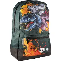 Pure Denmark Dinosaurryggsäck med T Rex motiv - 16 liter - 44x30x13 cm