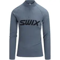 Swix RaceX Merino Half Zip, Herr, Grå