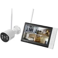 Sygonix SY-7187100 Övervakningskameraset Radio 4 kanaler med 1 kamera 1280 x 720 pixel 2.4 GHz