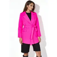 MSN Collection Kort bälte med sjalkrage-blazer