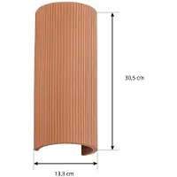 LINDBY Vägglampa Colja , dimbar, Terrakotta, Vardagsrum / matsal, Gips / lera, Modern, Vägglampa, vägglampa inomhus