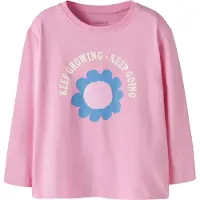 Name it T-shirt 'NMFLINDALI' safir / ljusrosa / vit