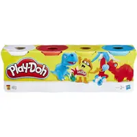 Play-Doh 4-pack med 4 oz burkar, klassiska färger