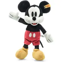 Steiff Gosedjur - 31 cm. - Mickey Mouse - Svart/Röd - - One Size - Gosedjur