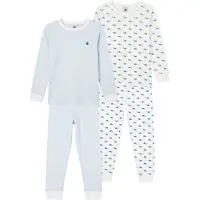 Petit Bateau Pyjamas PYJAMA X 2 pojkar - Marin - 10 år