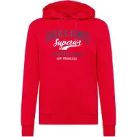 Jack & Jones Sweatshirt nattblå / röd / vit