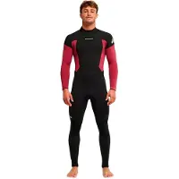 Quiksilver Prologue 4/3 Mm Långärmad Våtdräkt I Neopren Med Dragkedja På Ryggen