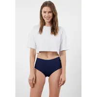 Trendyol Trosa mörkbeige / marinblå / ljusgul