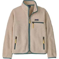Patagonia - K's Retro Pile Jkt Dark Natural för Unisex - Barnstorlek XL - Beige