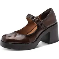 Tamaris Pumps mörkbrun