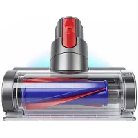 24hShop Elektriskt madrassmunstycke till Dyson V7/V8/V10/V11/V15 / textilmunstycke med ljus / möbelmunstycke