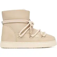 INUIKII för kvinnor. 1001.003.0132 Läderstövlar Gloss beige (37), Hud, Karta, Nyckelband, Casual