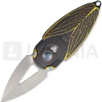 Rike Knife Cicada Button Lock Gray fällkniv
