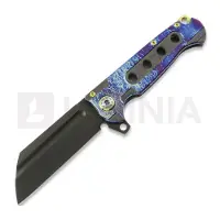 Andre de Villiers Mini Butcher fällkniv, Blue Acid Rain