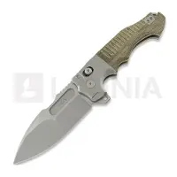 Andre de Villiers Bullshark Titanium fällkniv, Micarta