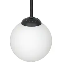 Milagro Lighting Taklampa Archie , dimbar, Svart, Vardagsrum / matsal, Metall, Taklampa