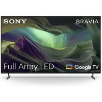 Sony Bravia KD-65X85L - 65 Diagonal klass (64.5 visbar) - X85L Series LED-bakgrundsbelyst LCD-TV - Smart TV - Google TV - 4K UHD (2160p) 3840 x 2160 - HDR - Direct LED - hårlinje svart
