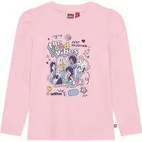 Lego Wear LEGO Friends Tröja - LWTuna 600 - Rosa m. Tryck - - 4 år (104) - Tröja
