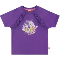Lego Wear LEGO Friends T-shirt - LWTuna 601 - Lila m. Tryck - - 7 år (122) - T-shirt
