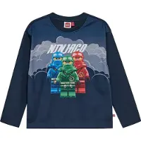 LEGO Ninjago T-shirt - LWTaj 611 - Marinblå m. Tryck - - 10 år (140) - Tröja