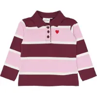The New Siblings Polo - TnstVidalia - Burgundy Striped - - 2 år (92) - Polo