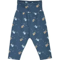 Müsli Byxor - Sagobok - Marinblå/Soft Blue/Valnöt - - 74 - Byxor - Bomull