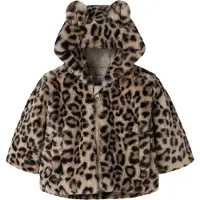 Name it Jacka - Fuskpäls - NbfMila - Hummus/Leo - - 1 år (80) - Övergångsjacka