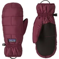 Patagonia - Skidhandskar - Nano Puff Mitts Berry Fig för Unisex - Storlek M - Lila