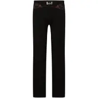 BOSS Dam/Lady Peony Pyjamasbyxor med rakt ben (Svart)