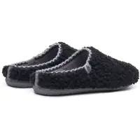 Hush puppies Bra Textil Kvinnors Svarta Tofflor
