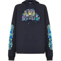 OFF-WHITE Graff Pupp Long Skate Hoodie Outerspace