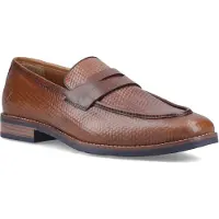 Hush puppies Mitchell läder herreläderskor i tan